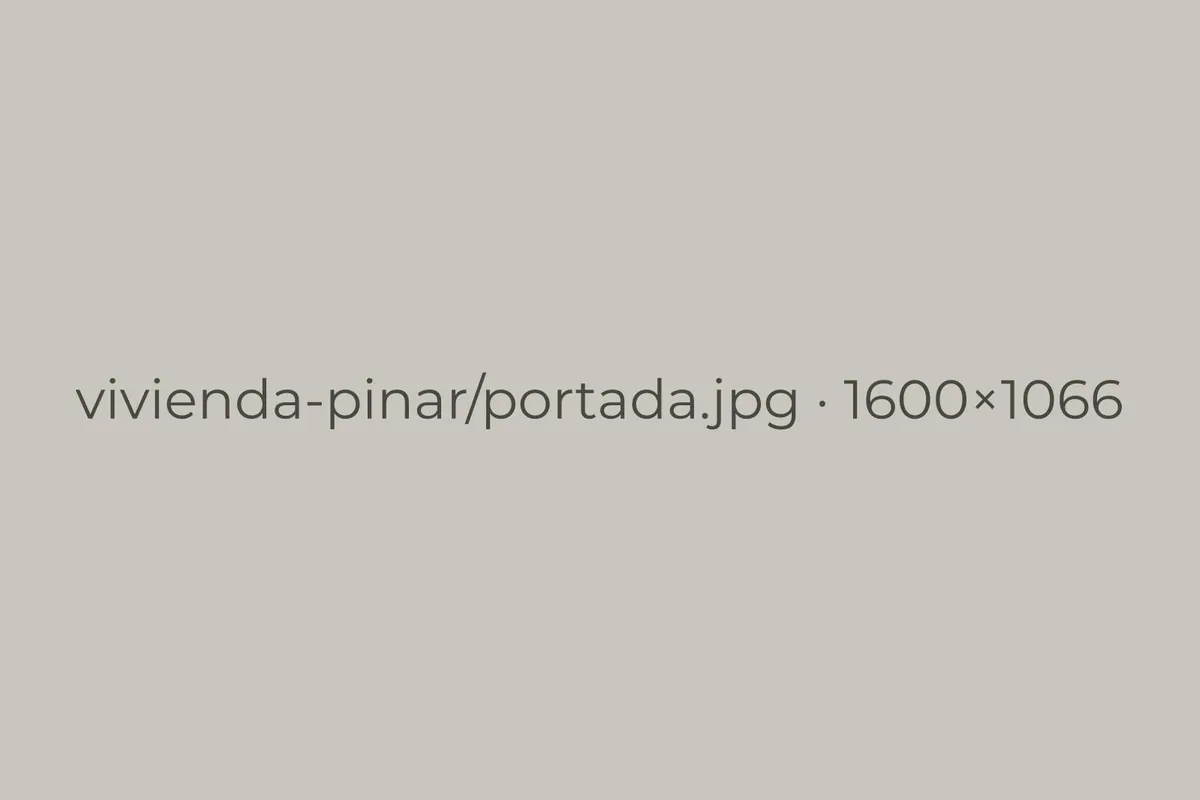 Volumen de madera de la vivienda entre los pinos